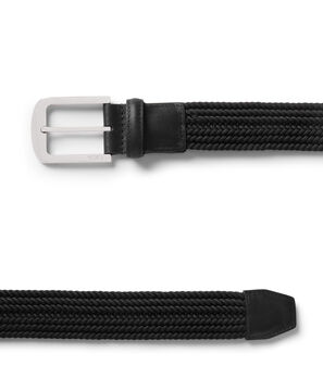 Belts Rounded Rectangle Woven Belt, 35mm