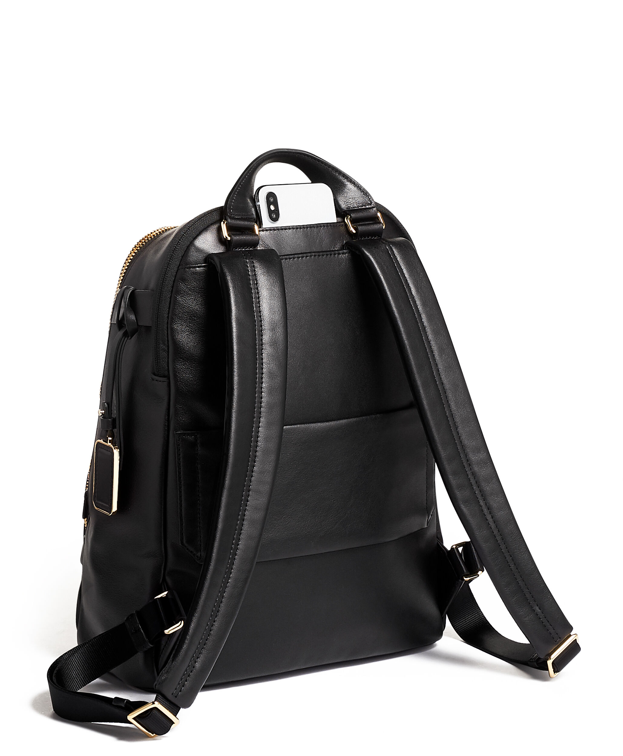Tumi black women's backpack hot sale