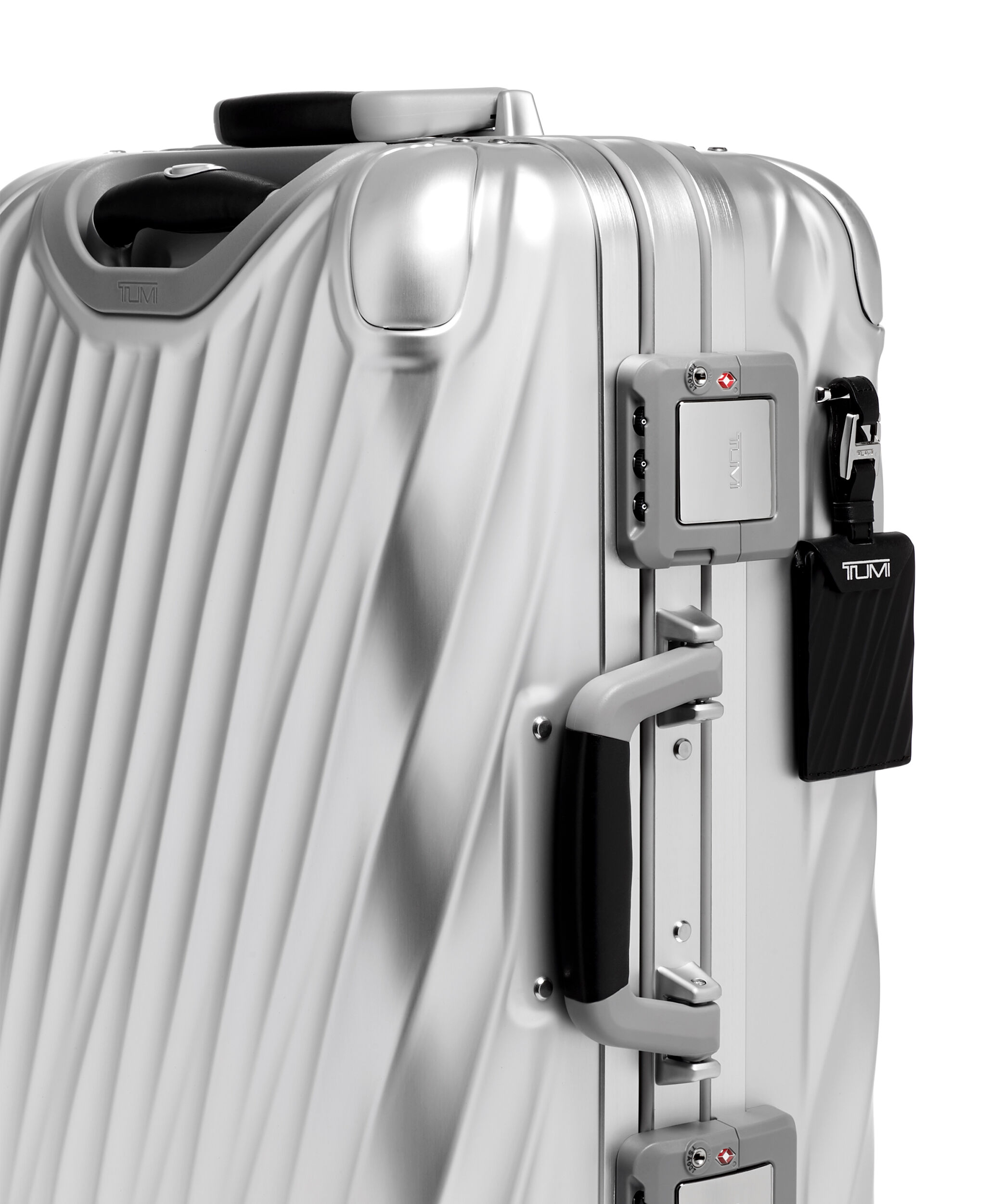 Tumi top aluminum luggage