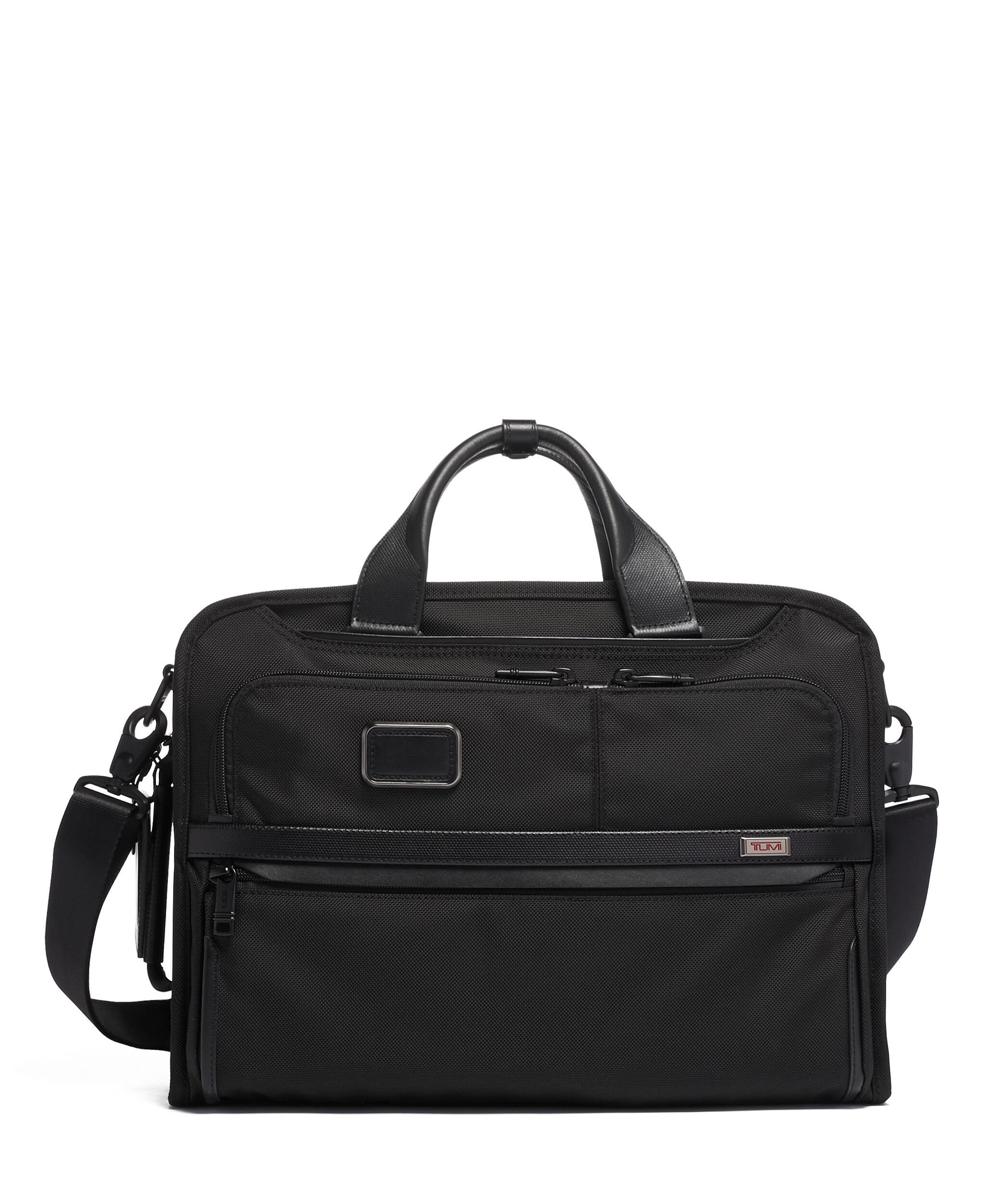 Alpha 3 Slim Three Way Briefcase Black | TUMI Hungary