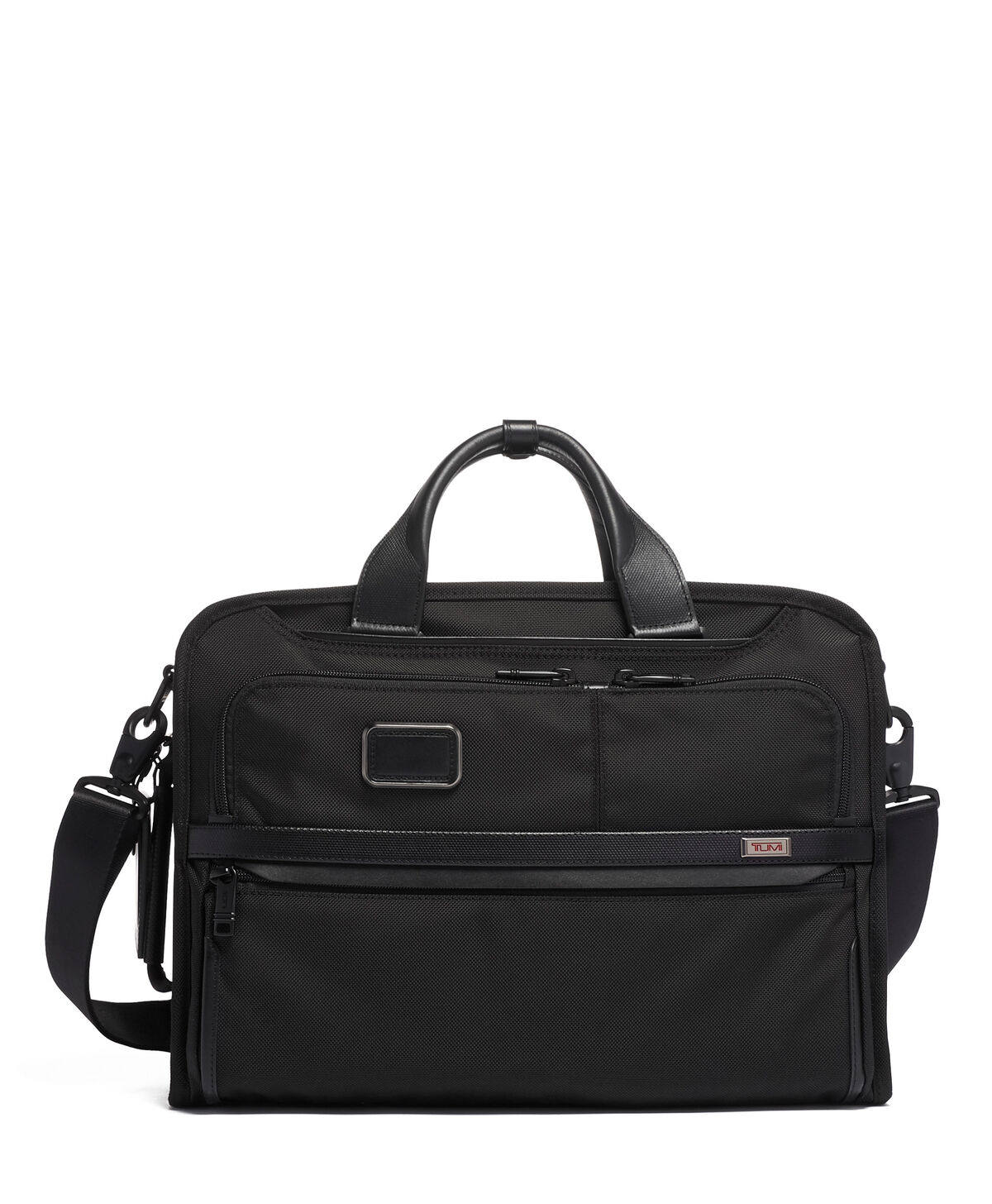 TUMI Alpha 3 SLIM THREE WAY BRIEF Black TUMI Alpha 3 SLIM THREE WAY BRIEF Black