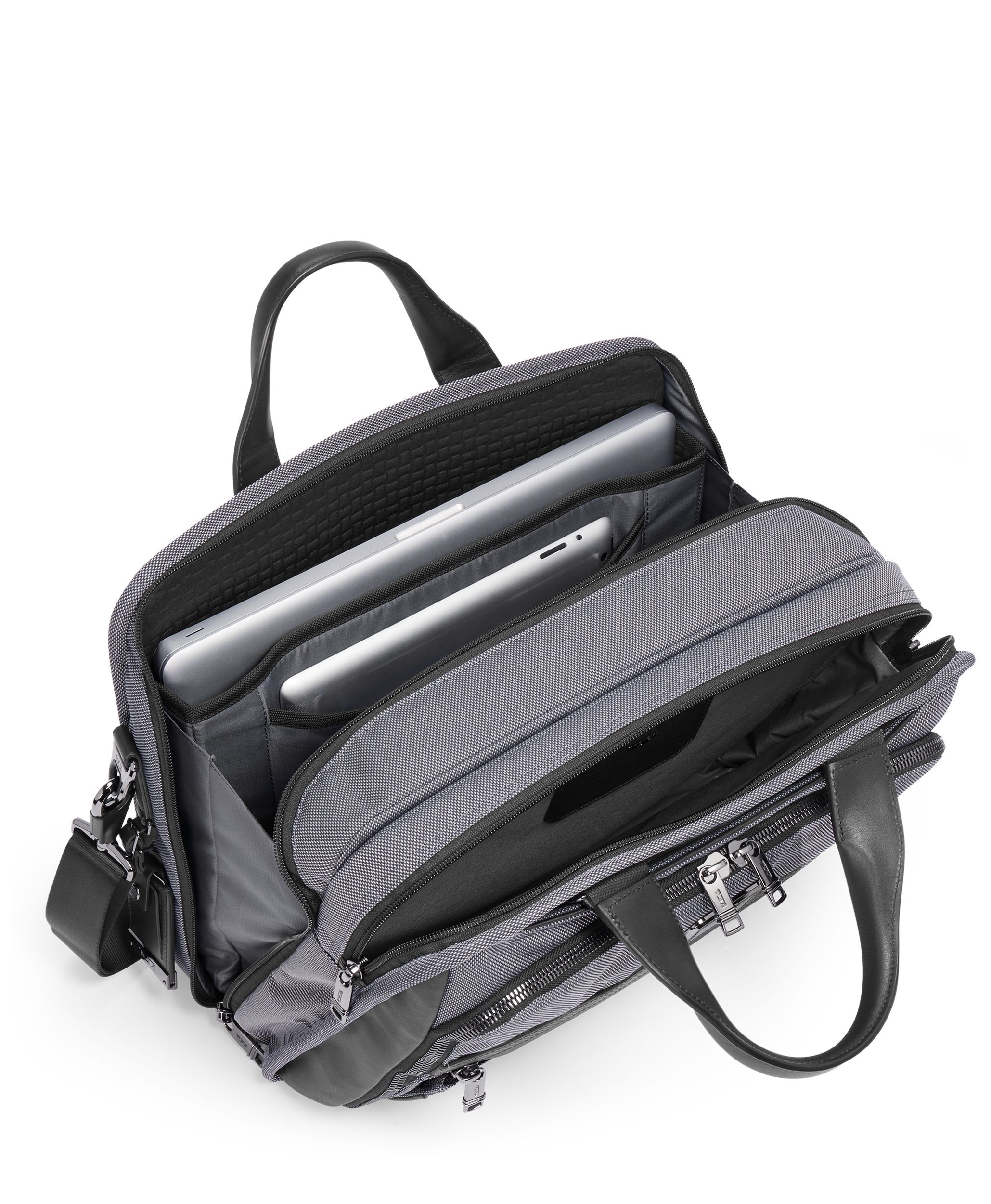 Tumi hamilton slim brief store navy