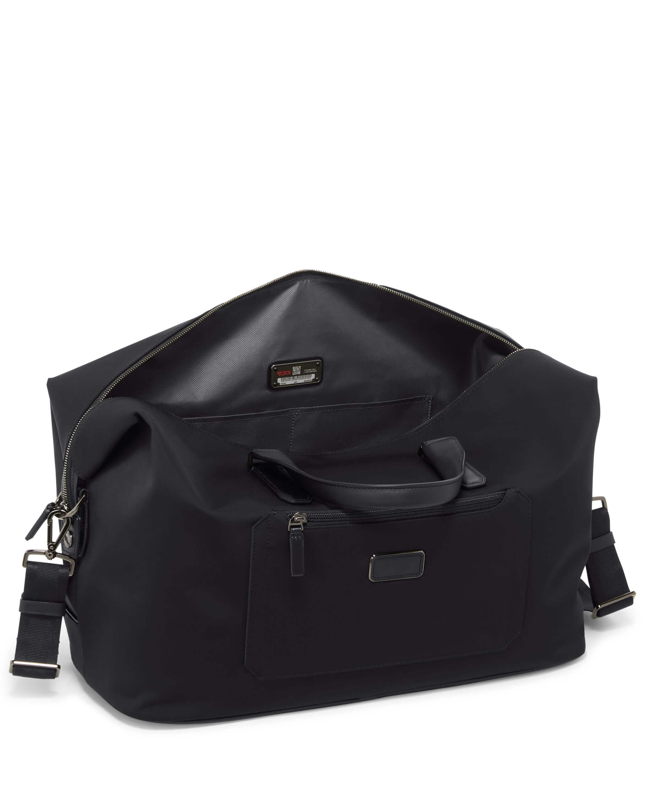 Tumi leather duffel bags clearance