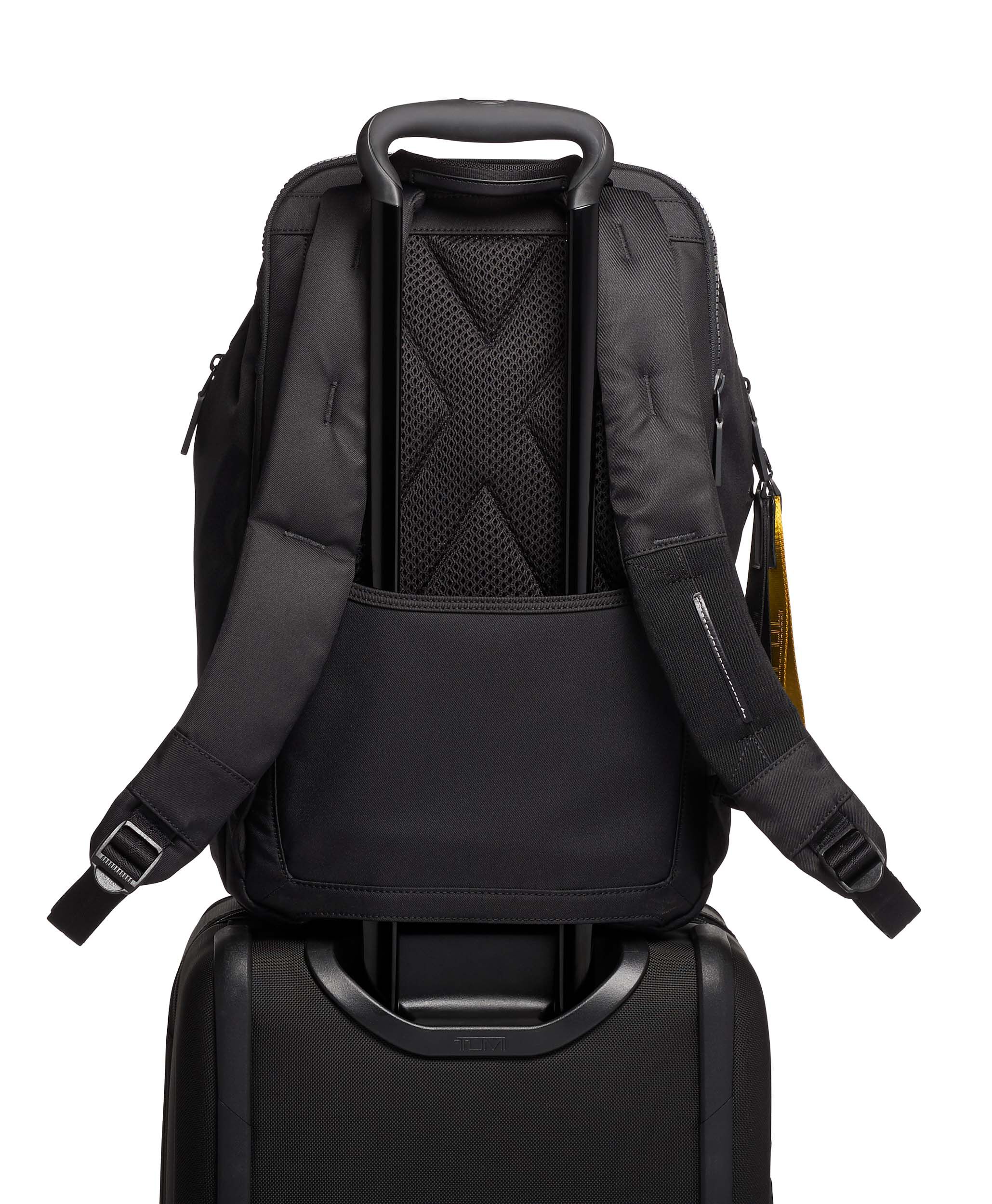 Tumi black backpack clearance
