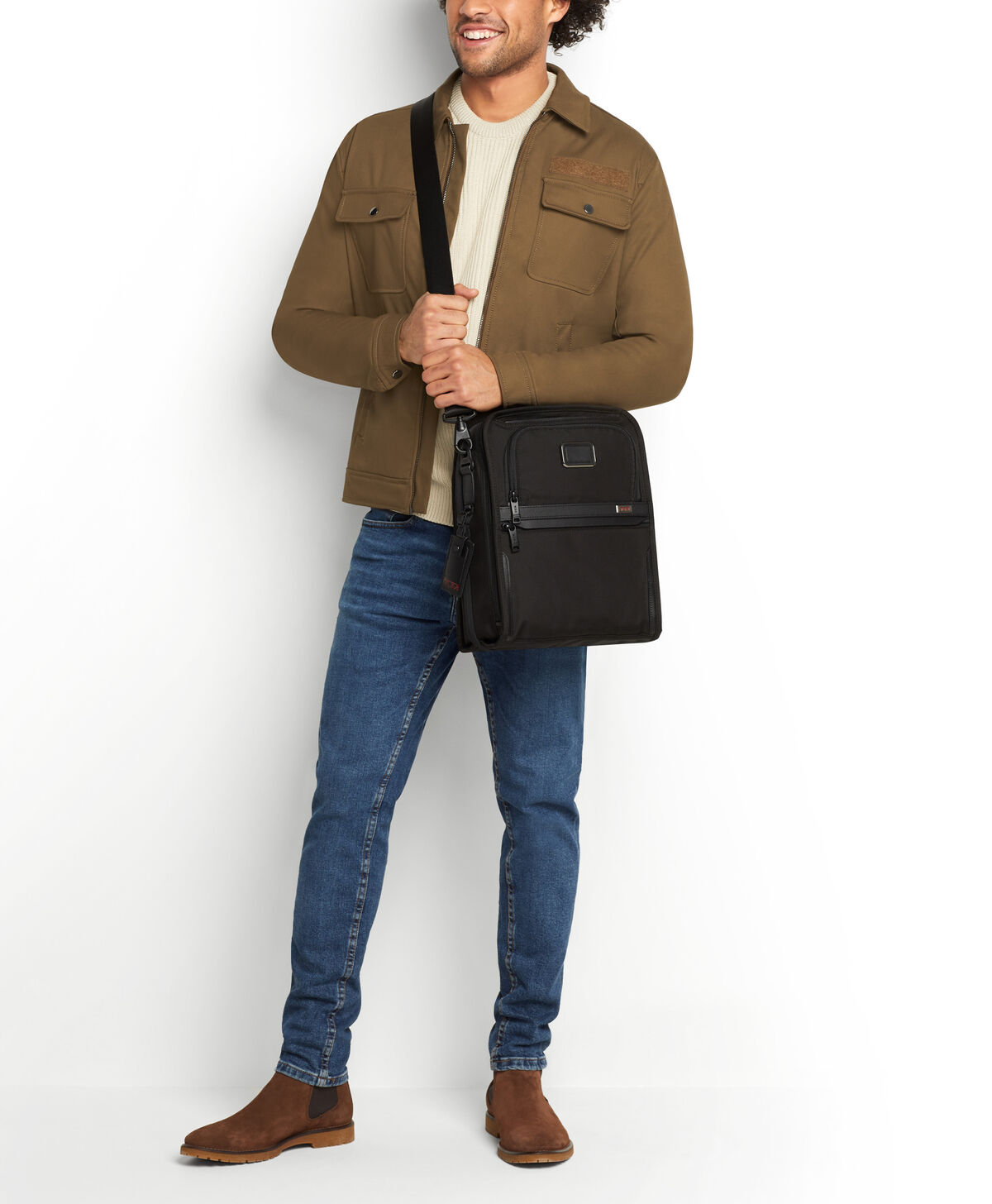 TUMI Alpha 3 MEDIUM TRAVEL TOTE Black