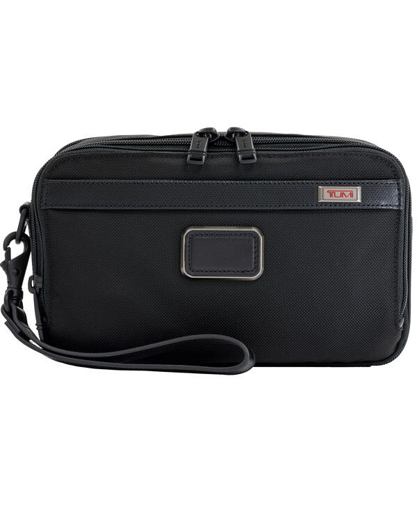 Tumi clutch bag top