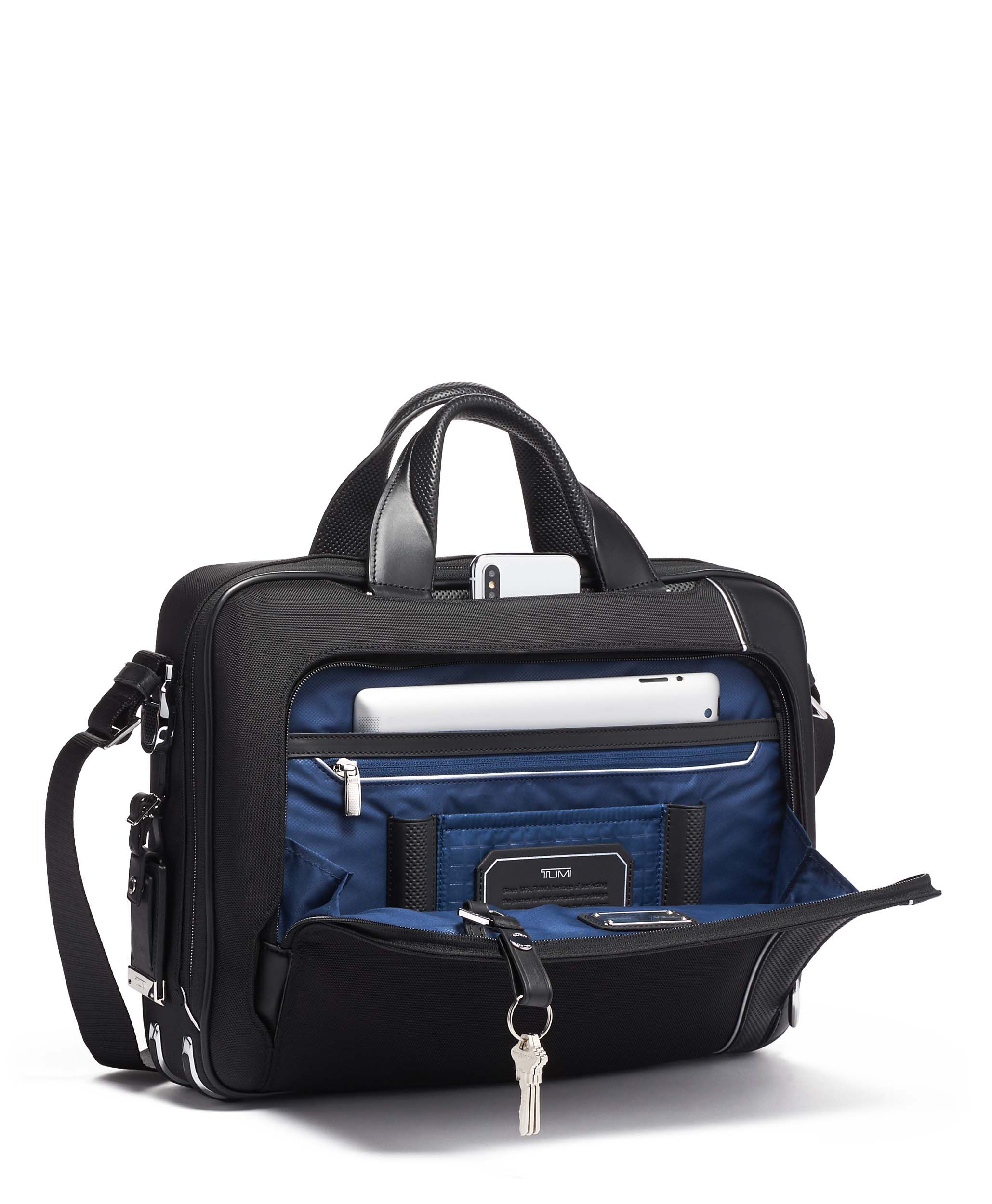 Tumi arrive top briefcase