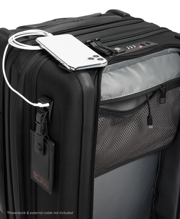 Alpha 3 International Dual Access Expandable Carry On 56 cm Black TUMI Hungary