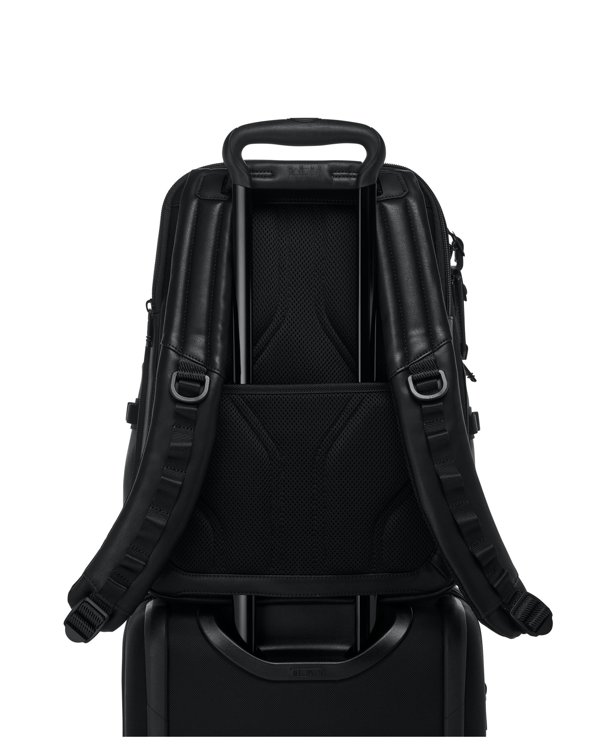 Tumi mens leather backpack clearance
