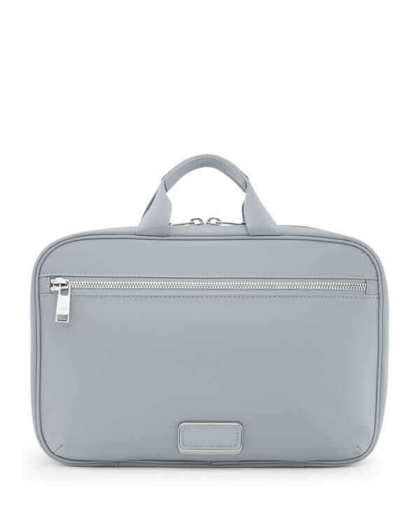 Tumi leather toiletry discount bag